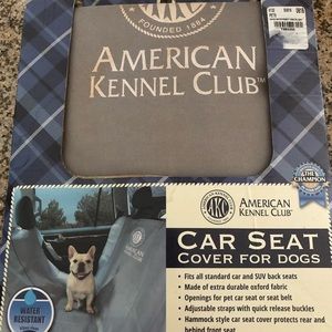 Dog car cover gray new in box